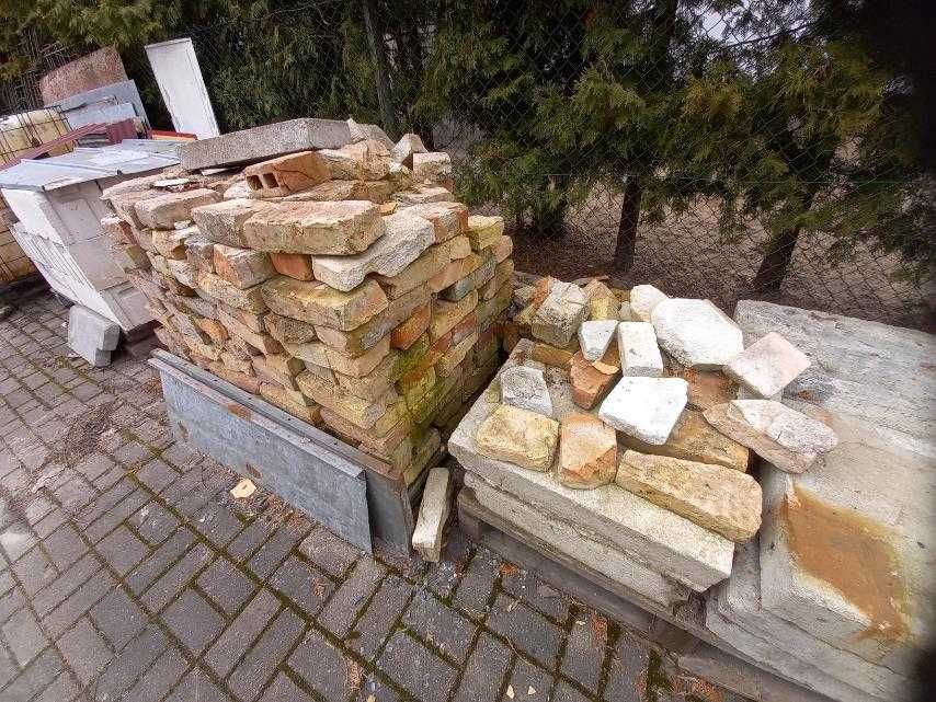 Cegły używane białe