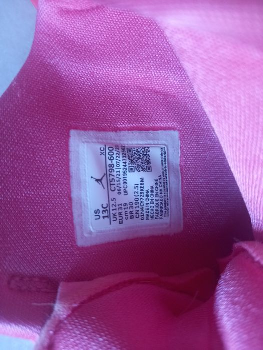 Air Jordan Botas Nike Drip 23 Impermeável Rosa/Preto EU 31