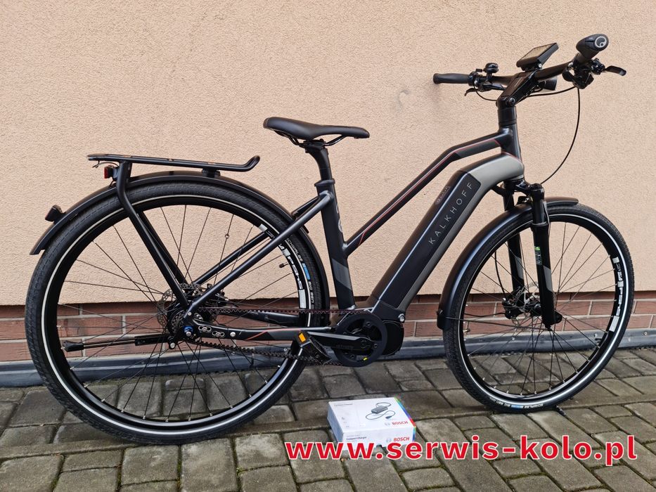 Rower elektryczny damski KALKHOFF koła 28 SHIMANO 8S aluminium pasek