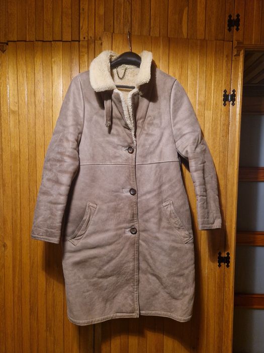 Kożuch vintage lata 80/90