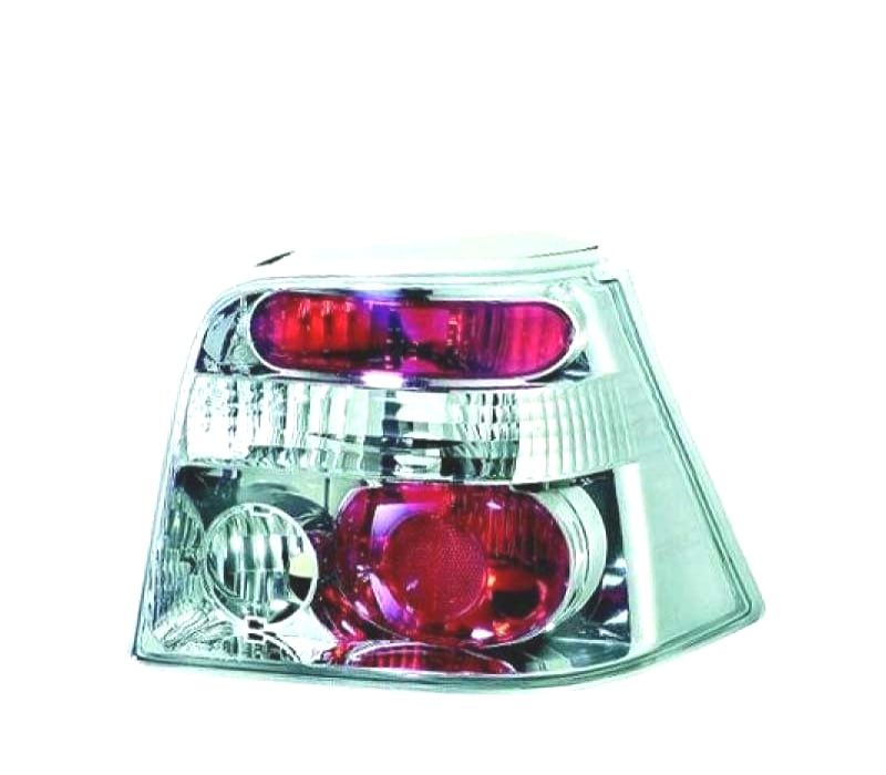 FAROLINS TRASEIROS GOLF 4 MK IV 97-03 CROMADO HALOGENEO