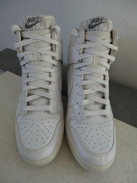 Buty Nike koturn roz. 40,5 koturny SKÓRA Na koturnie