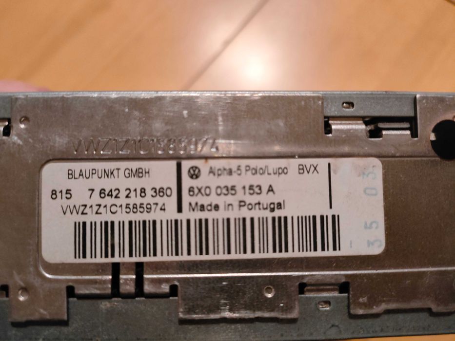 Radio volkswagen transporter orginał