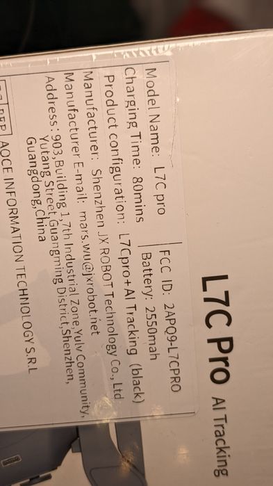 Lc7 Pro AI Black стабілізатор  3-осьвий для смартфона