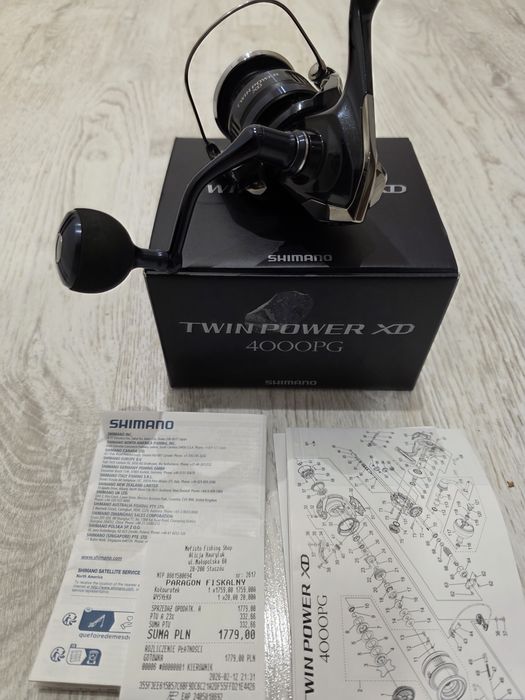 Kolowrotek SHIMANO TWIN POWER XD 4000PG Nowy