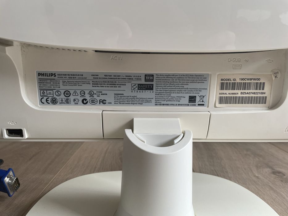 Monitor Philips 190CW8