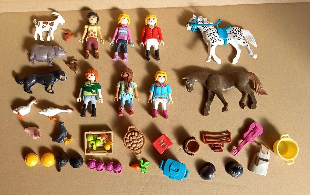 playmobil : vários temas - sereias, piratas, quinta/cavalos, modernos