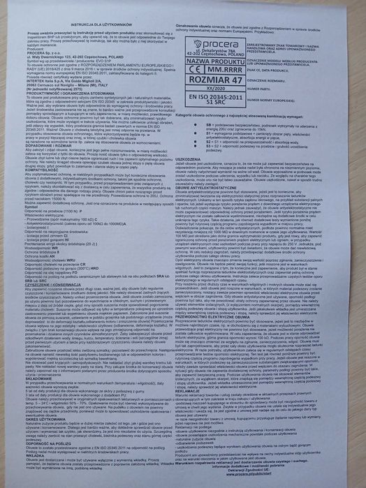Нові літні робочі сандалі Procera Texo S1 SRC (спецвзуття), р. 44 (устілка 29 см)