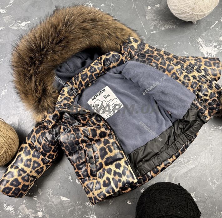 Дитячий роздільний зимовий комбінезон Bewarm. Розмір 80-86 см.
