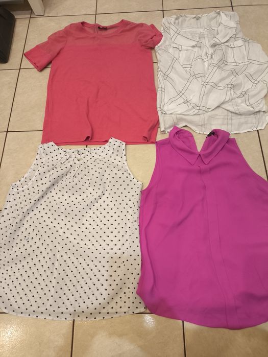 Ogromny zestaw ubrań bluzki koszule damskie eleganckie nowa  marynarka