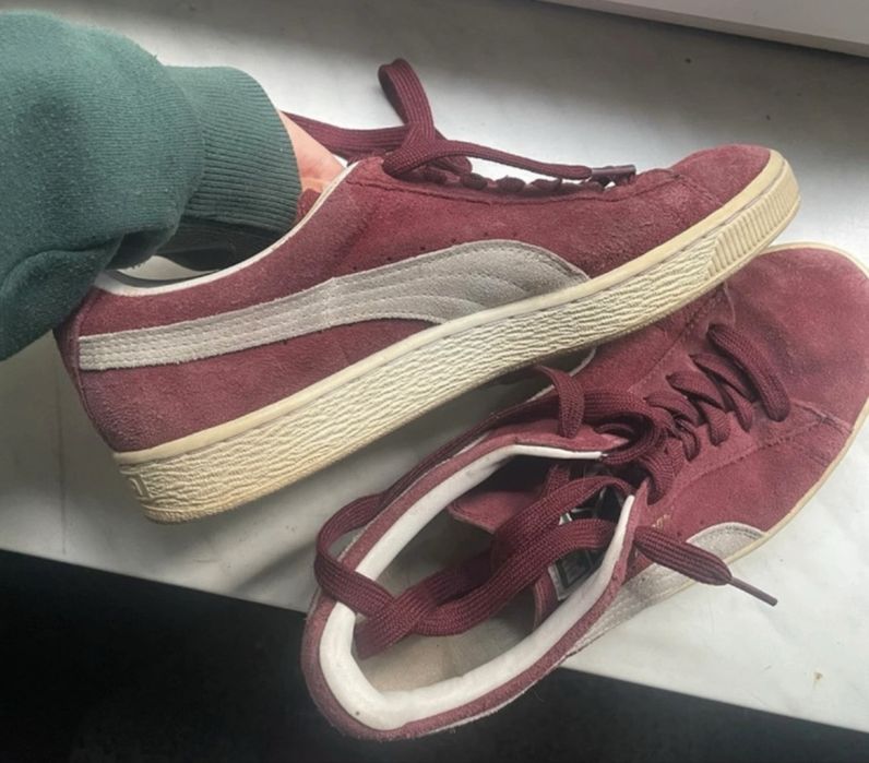 Oryginalne buty damskie puma zamszowe