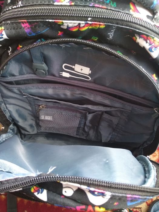 Plecak czarny w junikorny.