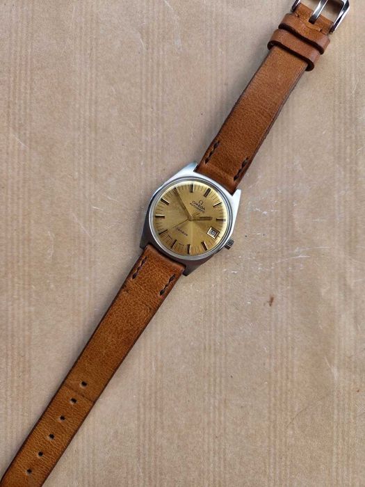 Relógio OMEGA Genebra, fabricado na Suíça, vintage de 1970, automático