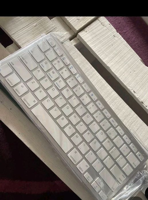 Teclado sem fio Compatível com PC e Smartphone