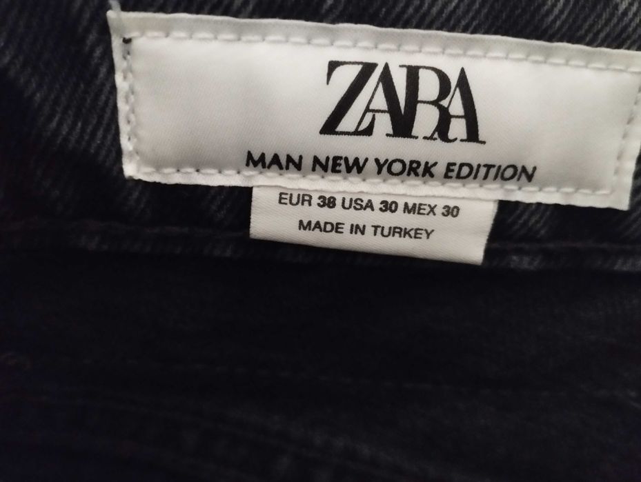 Męskie jeansy  STRAIGHT FIT nowe ZARA roz. 38