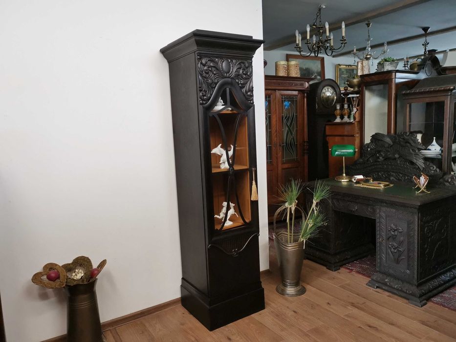 Dębowy słupek witryna biblioteczka 947/2026