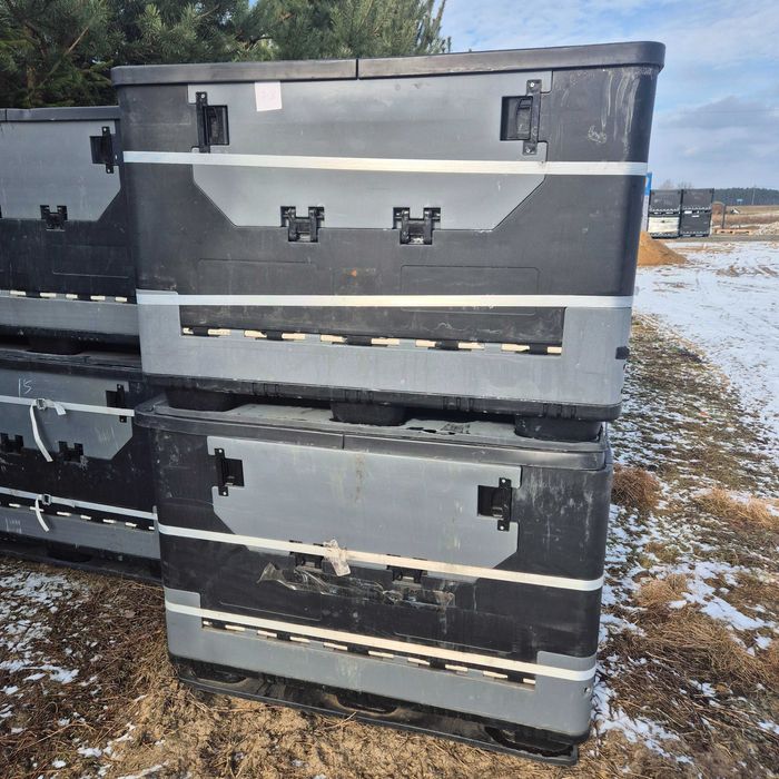 Skrzynio palety plastikowe składane