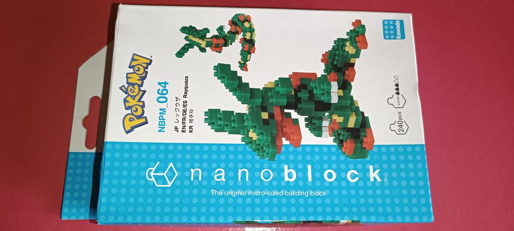 Antigo Pokémon Nanoblock  Rayquaza NBPM_064 Japão
