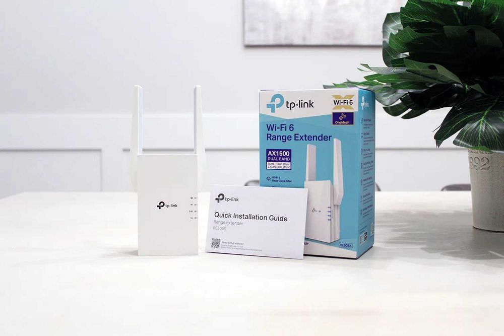 Новый 5ГГц  Mesh ретранслятор Wi-Fi 6 сигнала Tp link RE505X AX1500