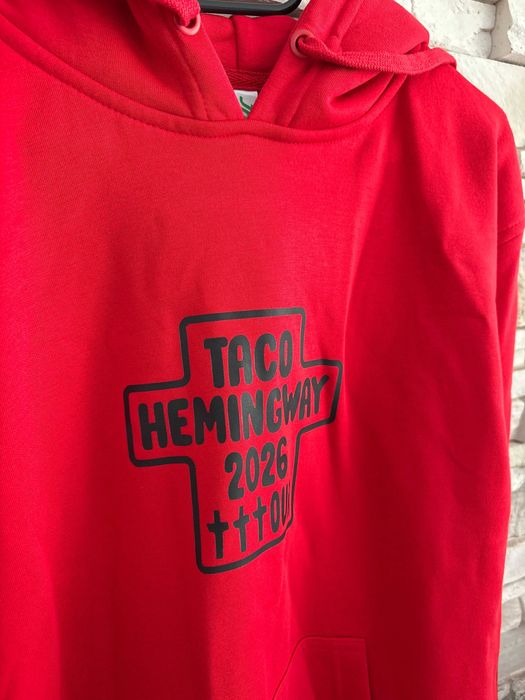 Czerwona bluza taco niemerczowa rozmiar XL jhk