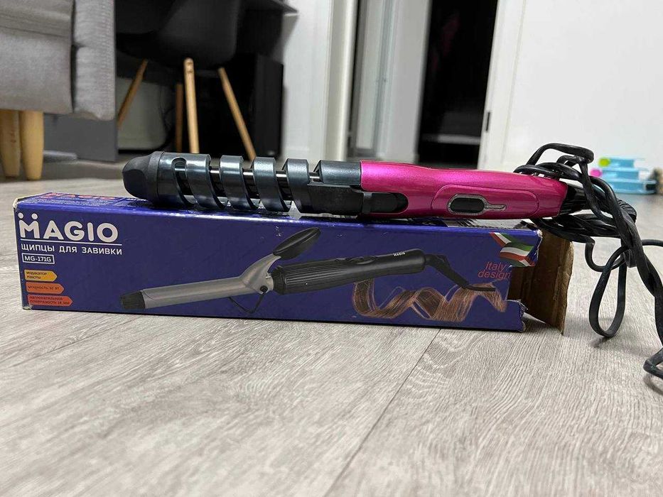 Щипці для завивки Magio MG-171G — Легкі Локони за Хвилини
