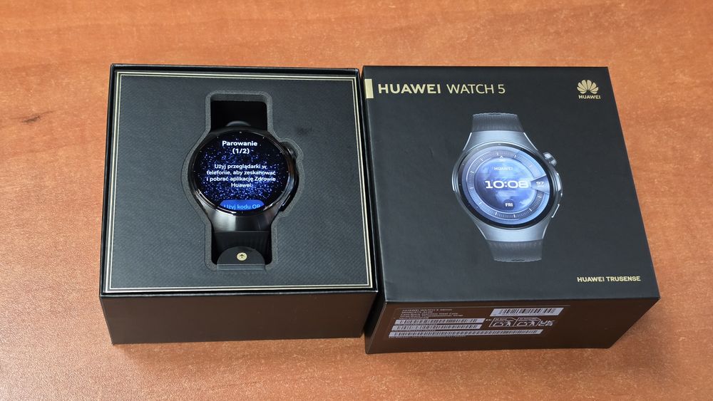 Huawei Watch 5 Active 46mm LTE czarny, jak nowy, gwarancja