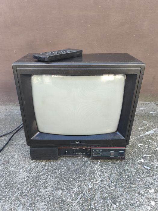 Mały telewizor PRL Vintage