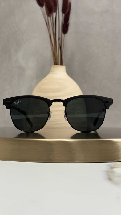 Ray-Ban метал чорні матові Оригінал / Очки Рей Бен оригинал