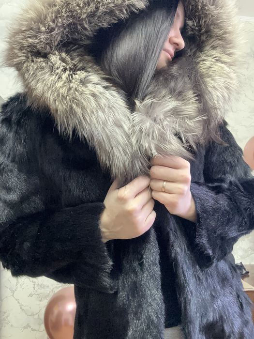 Шуба з чорнобурки