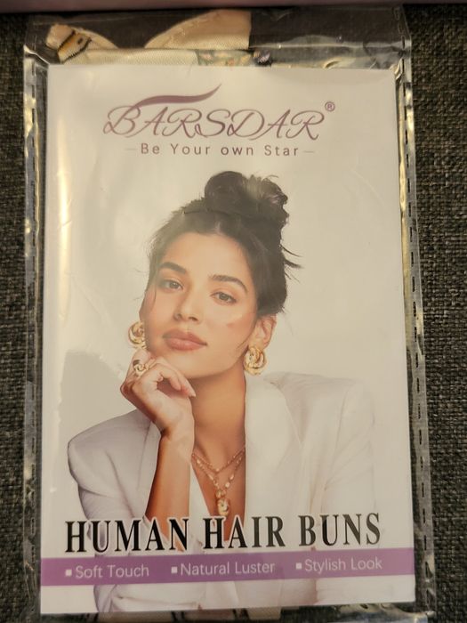 Coque de cabelo 100% humano BARSDAR