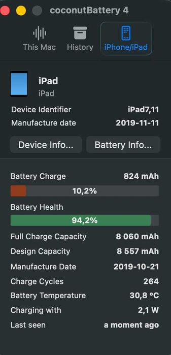 iPad 7 10.2" 128GB Wi-Fi (A2197) | 94% Battery Health