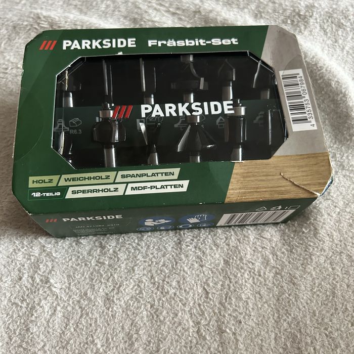 Новий набір оригін фрез по дереву PARKSIDE 12 шт