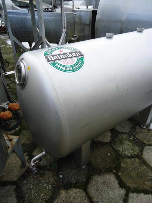 Bufor Zbiornik nierdzewny 1000L 900L poziomy  stojący do piwa po piwie