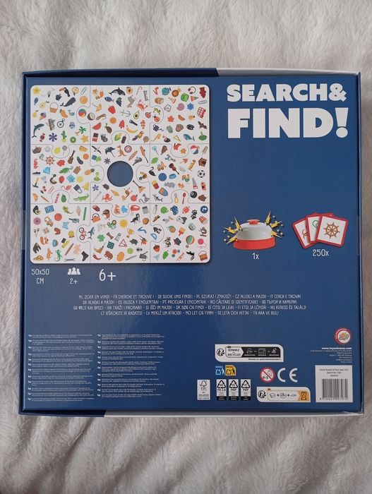 Search & Find Gra Planszowa rodzinna z dzwonkiem 6+