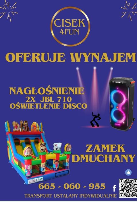 WYNAJEM - Zamek dmuchany "MASZA"