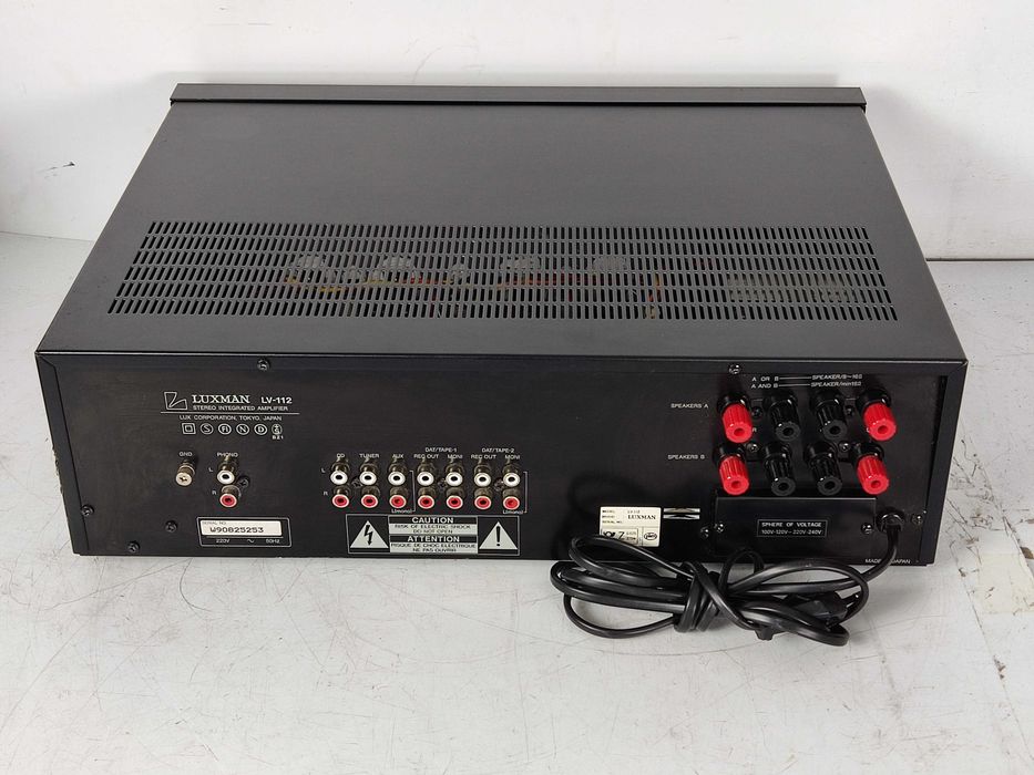 Wzamcniacz LUXMAN LV 112 solidny 2x55W 8 ohm Piękny Dobór Audio