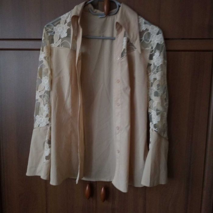 Koszula beżowa damska