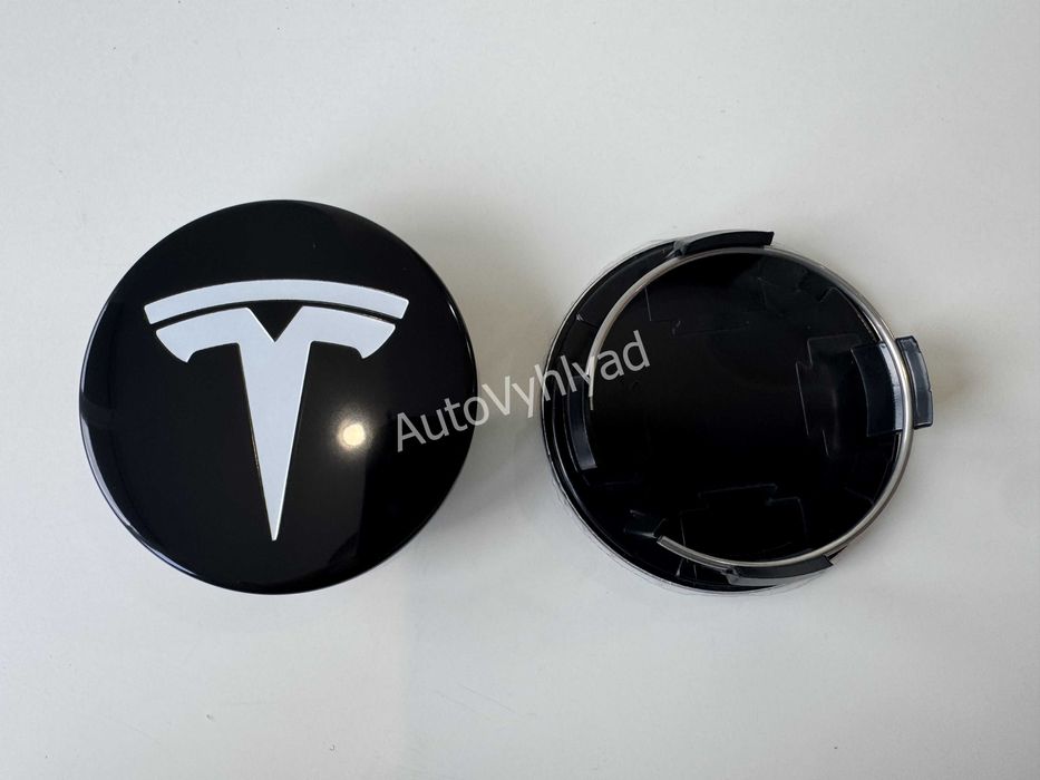 Ковпачки на диски заглушки TESLA тесла 58мм