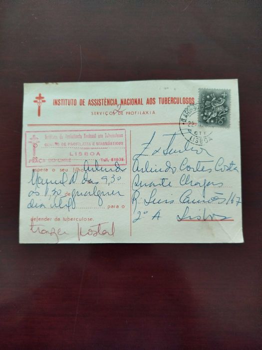 Antigo e Raro Postal, muito curioso e colecionável