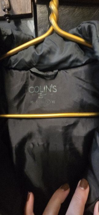 Мужская зимняя курточка L цвет хаки