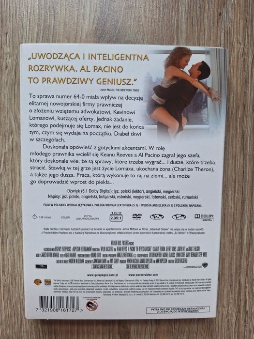 Adwokat Diabła DVD