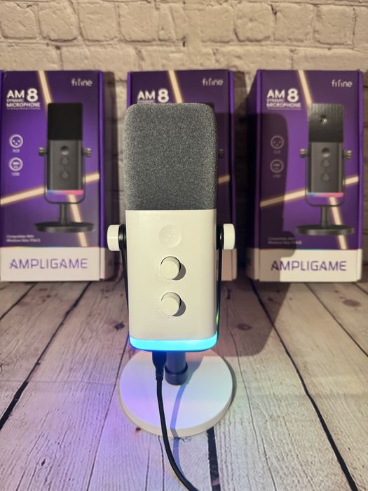 Fifine AM8 Мікрофон студійний динамічний, геймінг