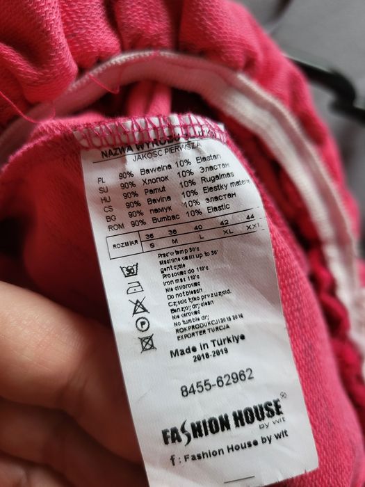 Sukienka sportowa L nowa Fashion House z kieszeniami 90% bawełna 10% e