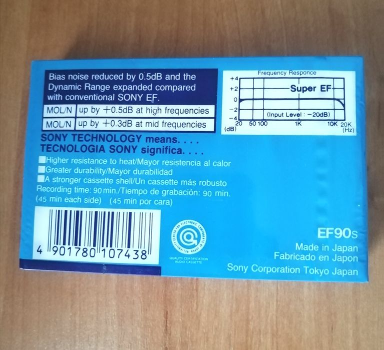 Аудіокасета Sony Super EF 90