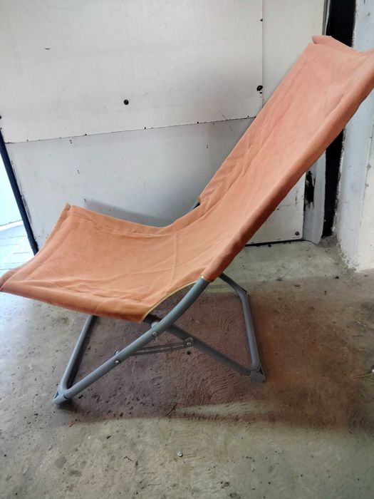 Leżak Składany. Idealny do Ogrodu, na Balkon i Plażę.