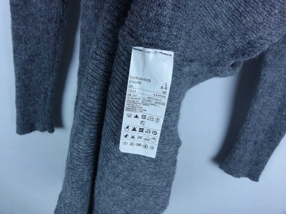 Benetton swetrowa sukienka 8 - 9 lat 140 cm