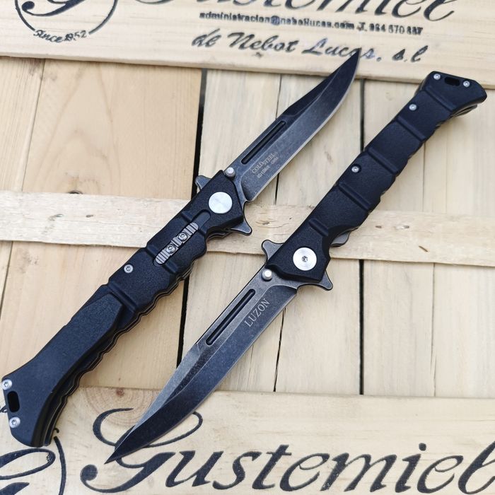 Ніж фліпер Cold Steel Luzon Medium чорний GFN