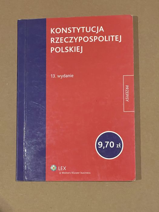 Książka - Konstytucja Rzeczpospolitej Polskiej