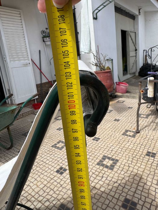Cadeirão exterior em ferro forjado