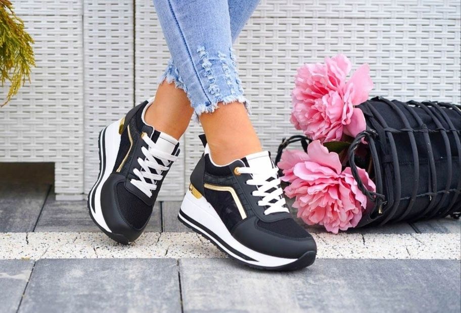 36 37 38 sneakersy 39 40 41 na platformie grubej podeszwie Adidasy